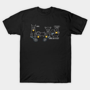 Funny Tennis Dogs Tennis or Fetch T-Shirt